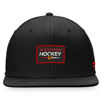Chicago Blackhawks шапка с козирка flat Authentic Pro Prime Flat Brim Snapback black