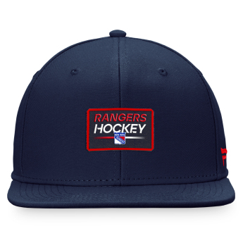 New York Rangers шапка с козирка flat Authentic Pro Prime Flat Brim Snapback navy