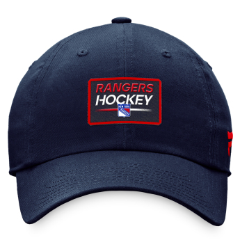 New York Rangers баскетболна шапка с козирка Authentic Pro Prime Graphic Unstructured Adjustable navy
