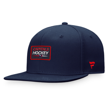Washington Capitals шапка с козирка flat Authentic Pro Prime Flat Brim Snapback navy