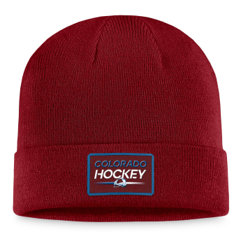 Colorado Avalanche зимна шапка Authentic Pro Prime Cuffed Beanie red