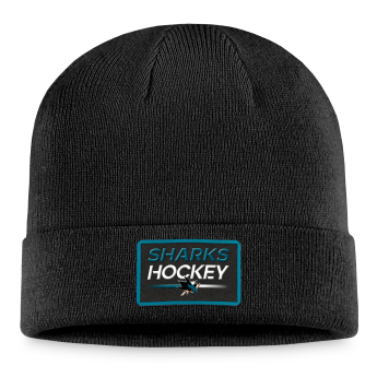 San Jose Sharks зимна шапка Authentic Pro Prime Cuffed Beanie black