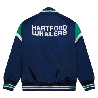 Hartford Whalers мъжко яке NHL Heavyweight Satin Jacket