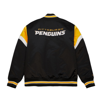 Pittsburgh Penguins мъжко яке NHL Heavyweight Satin Jacket