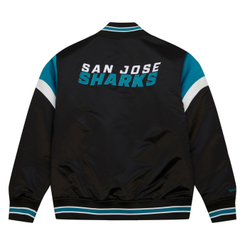 San Jose Sharks мъжко яке NHL Heavyweight Satin Jacket