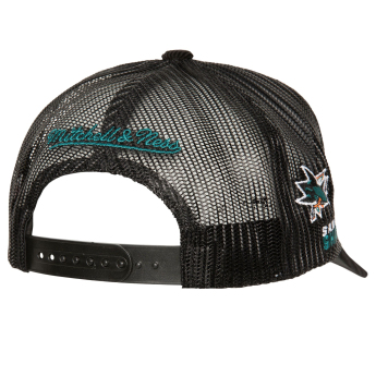 San Jose Sharks баскетболна шапка с козирка NHL Times Up Trucker black