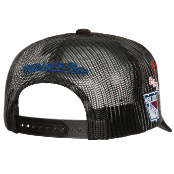 New York Rangers баскетболна шапка с козирка NHL Times Up Trucker black