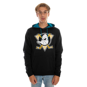 Anaheim Ducks мъжки суитшърт с качулка Imprint 47 BURNSIDE Hood Jet Black