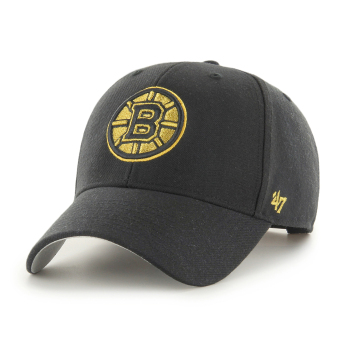 Boston Bruins баскетболна шапка с козирка Metallic Snap 47 MVP Black