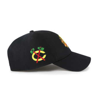 Chicago Blackhawks баскетболна шапка с козирка Sure Shot Snapback 47 MVP Black
