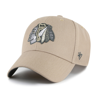 Chicago Blackhawks баскетболна шапка с козирка Sure Shot Snapback 47 MVP Khaki