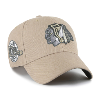Chicago Blackhawks баскетболна шапка с козирка Sure Shot Snapback 47 MVP Khaki