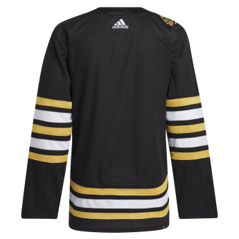 Boston Bruins хокейна фланелка adidas Black 100th Anniversary Primegreen Authentic Jersey