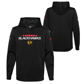 Chicago Blackhawks детски суитшърт с качулка Authentic Pro Hood Po Hoodie