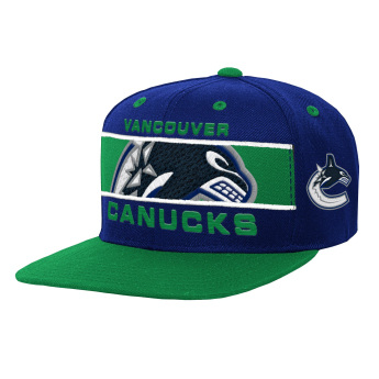 Vancouver Canucks детска шапка с  козирка flat Logo Bar Deadstock Snapback