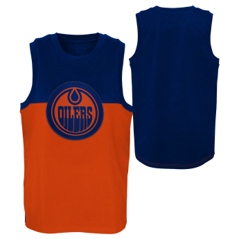 Edmonton Oilers детски потник Revitalize Tan Top