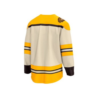 Boston Bruins детска хокейна фланелка Cream 100th Anniversary Replica Jersey