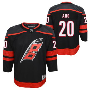 Carolina Hurricanes детска хокейна фланелка Sebastian Aho Premier Home black