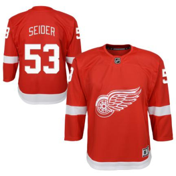 Detroit Red Wings детска хокейна фланелка Moritz Seider Premier Home