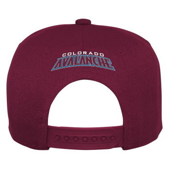 Colorado Avalanche детска шапка с  козирка flat Logo Flatbrim Snapback