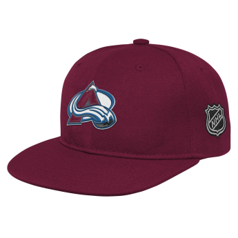 Colorado Avalanche детска шапка с  козирка flat Logo Flatbrim Snapback