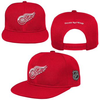 Detroit Red Wings детска шапка с  козирка flat Logo Flatbrim Snapback