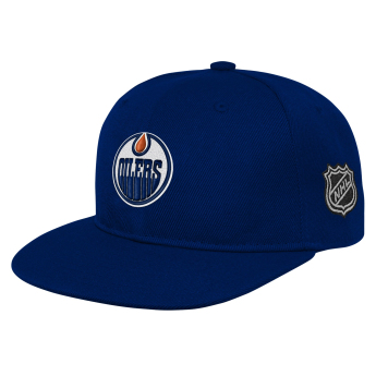 Edmonton Oilers детска шапка с  козирка flat Logo Flatbrim Snapback
