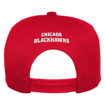 Chicago Blackhawks детска шапка с  козирка flat Logo Flatbrim Snapback