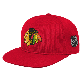 Chicago Blackhawks детска шапка с  козирка flat Logo Flatbrim Snapback