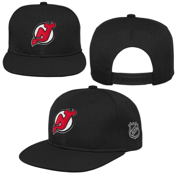 New Jersey Devils детска шапка с  козирка flat Logo Flatbrim Snapback