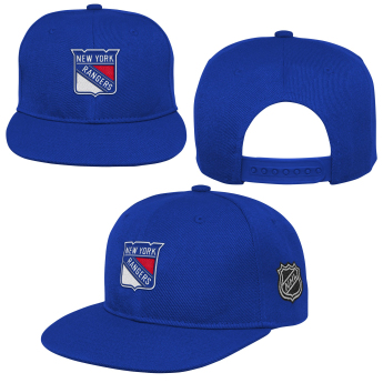 New York Rangers детска шапка с  козирка flat Logo Flatbrim Snapback