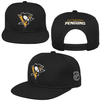 Pittsburgh Penguins детска шапка с  козирка flat Logo Flatbrim Snapback