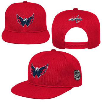 Washington Capitals детска шапка с  козирка flat Logo Flatbrim Snapback