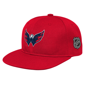 Washington Capitals детска шапка с  козирка flat Logo Flatbrim Snapback