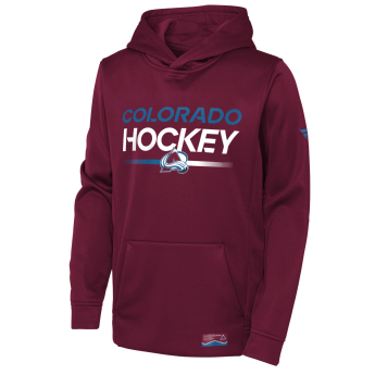 Colorado Avalanche детски суитшърт с качулка Authentic Pro Hoodie Po Hood