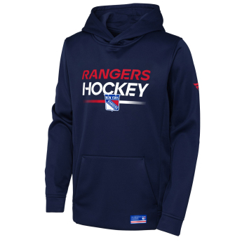 New York Rangers детски суитшърт с качулка Authentic Pro Hoodie Po Hood