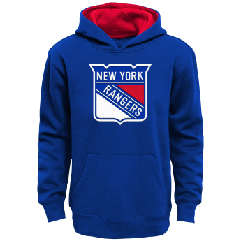 New York Rangers детски суитшърт с качулка Prime Po Flc Hood Home