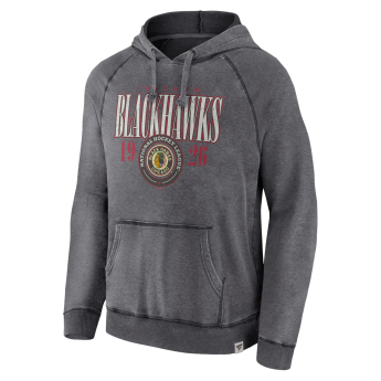 Chicago Blackhawks мъжки суитшърт с качулка A/LS Hoodie grey