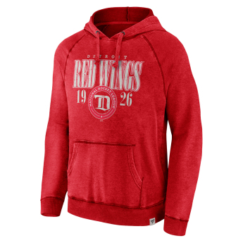 Detroit Red Wings мъжки суитшърт с качулка A/LS Hoodie red