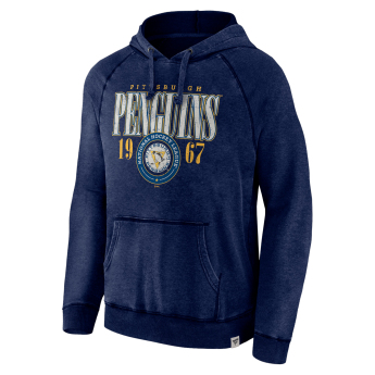 Pittsburgh Penguins мъжки суитшърт с качулка A/LS Hoodie navy