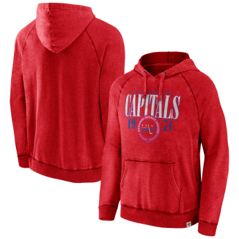 Washington Capitals мъжки суитшърт с качулка A/LS Hoodie red
