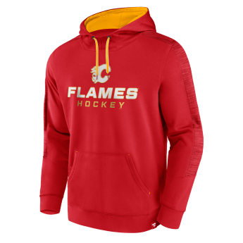 Calgary Flames мъжки суитшърт с качулка Poly Fleece POH red