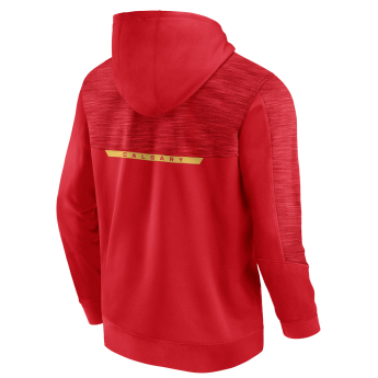 Calgary Flames мъжки суитшърт с качулка Poly Fleece POH red