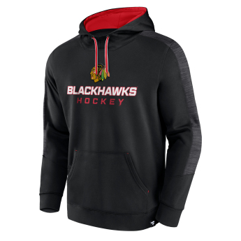 Chicago Blackhawks мъжки суитшърт с качулка Poly Fleece POH black