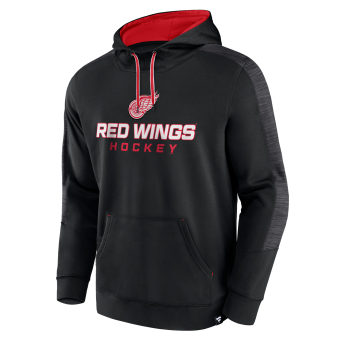 Detroit Red Wings мъжки суитшърт с качулка Poly Fleece POH black