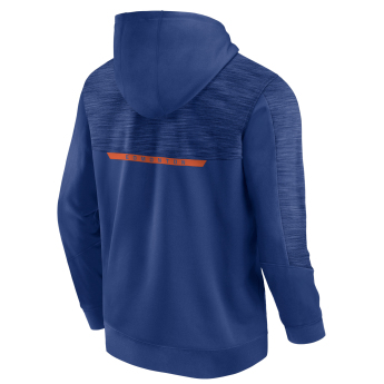 Edmonton Oilers мъжки суитшърт с качулка Poly Fleece POH blue