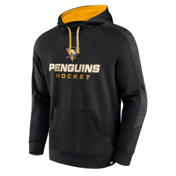 Pittsburgh Penguins мъжки суитшърт с качулка Poly Fleece POH black