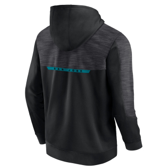 San Jose Sharks мъжки суитшърт с качулка Poly Fleece POH black