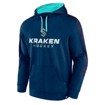 Seattle Kraken мъжки суитшърт с качулка Poly Fleece POH navy