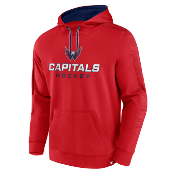 Washington Capitals мъжки суитшърт с качулка Poly Fleece POH red